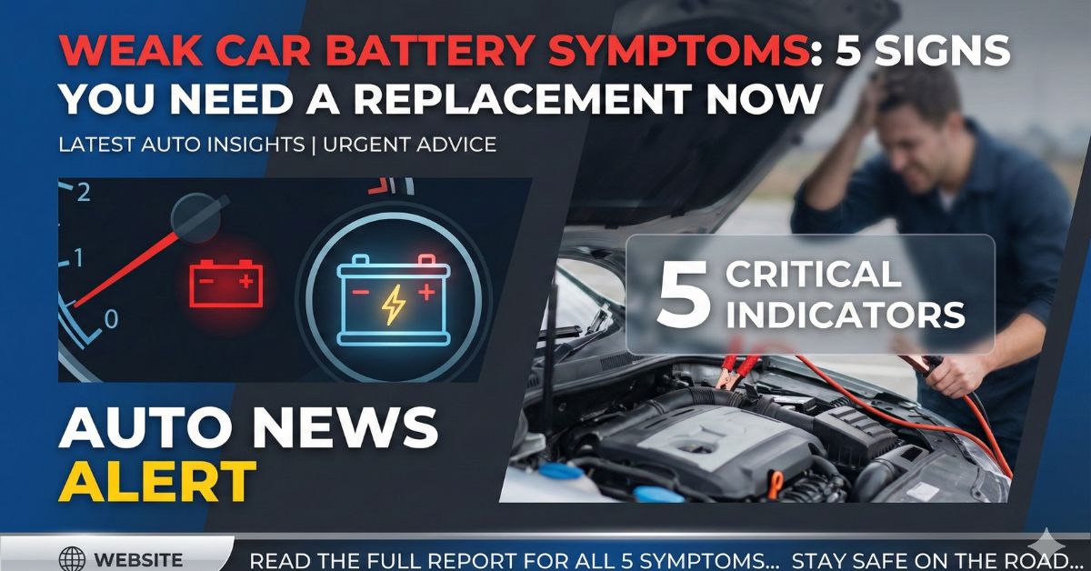 Weak Car Battery Symptoms