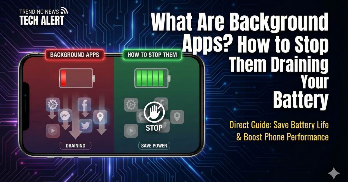 What are background apps
