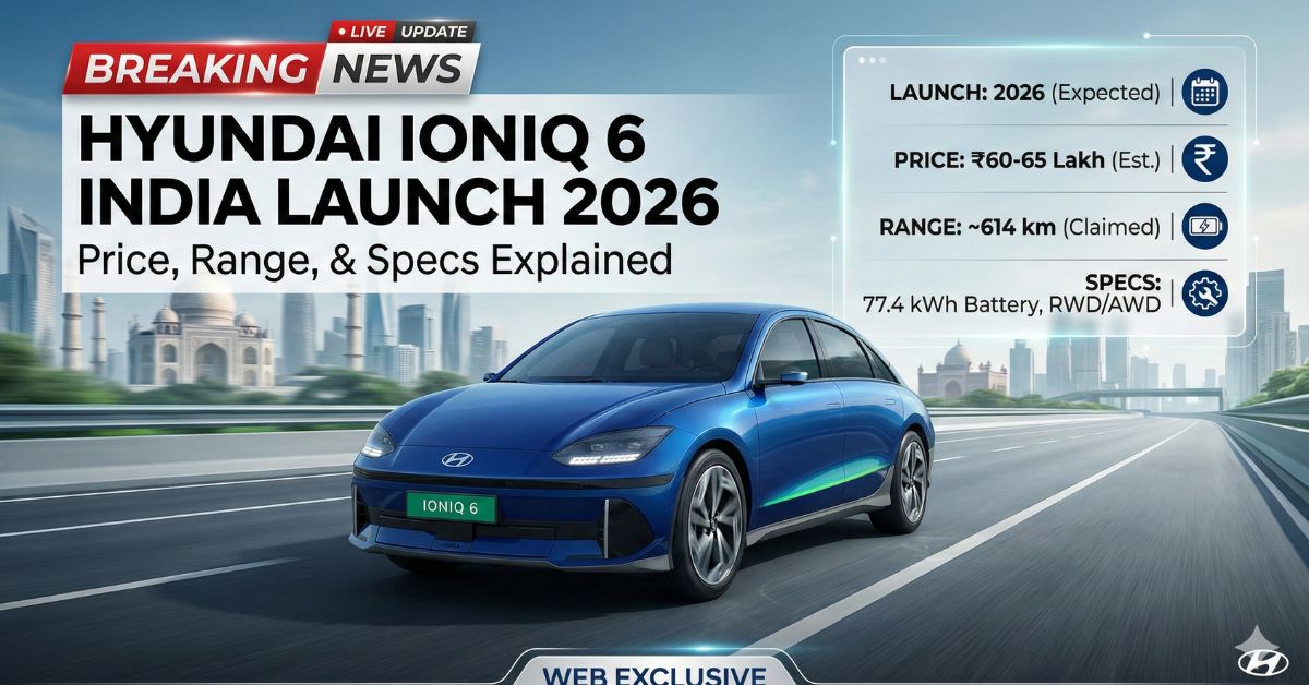 Hyundai IONIQ 6 India Launch 2026 ?