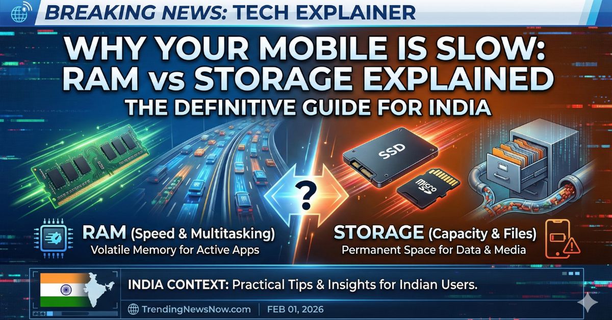 Why Your Mobile is Slow: RAM vs Storage